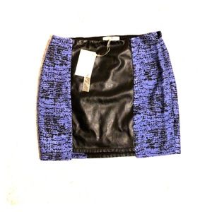 Ya Losangeles Leather Skirt. NWT. Size M